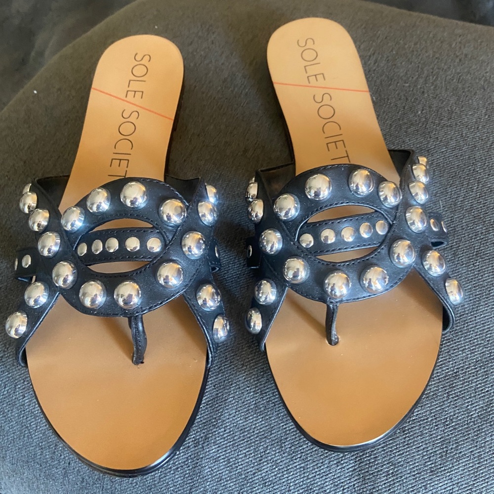 Sole Society Emmalyn Stud Sandals